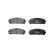 Brake Pad Set, disc brake LP2201 Delphi, Thumbnail 2