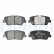 Brake Pad Set, disc brake LP2202 Delphi, Thumbnail 3