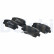 Brake Pad Set, disc brake LP2202 Delphi