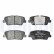 Brake Pad Set, disc brake LP2202 Delphi, Thumbnail 2