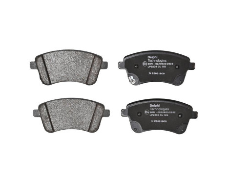 Brake Pad Set, disc brake LP2203 Delphi, Image 3