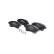 Brake Pad Set, disc brake LP2203 Delphi