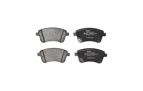 Brake Pad Set, disc brake LP2203 Delphi, Image 2