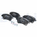 Brake Pad Set, disc brake LP2203 Delphi