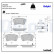 Brake Pad Set, disc brake LP2203 Delphi, Thumbnail 3
