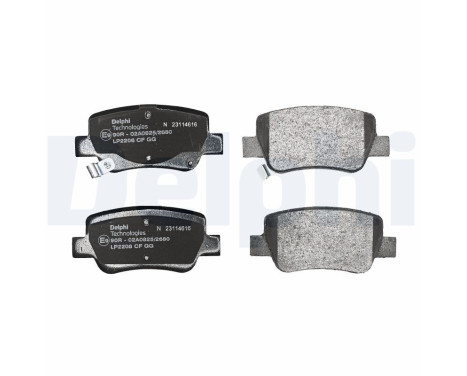 Brake Pad Set, disc brake LP2206 Delphi, Image 2
