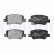 Brake Pad Set, disc brake LP2206 Delphi, Thumbnail 3