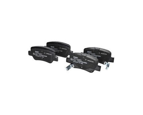 Brake Pad Set, disc brake LP2206 Delphi