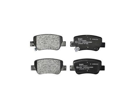 Brake Pad Set, disc brake LP2206 Delphi, Image 2