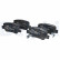 Brake Pad Set, disc brake LP2206 Delphi