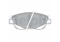 Brake Pad Set, disc brake LP2207 Delphi