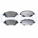 Brake Pad Set, disc brake LP2207 Delphi, Thumbnail 3