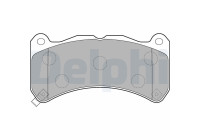 Brake Pad Set, disc brake LP2211 Delphi