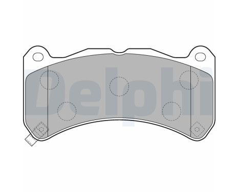 Brake Pad Set, disc brake LP2211 Delphi