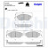 Brake Pad Set, disc brake LP2218 Delphi, Thumbnail 3