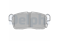 Brake pad set, disc brake LP2219 Delphi