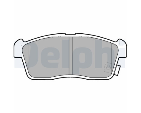 Brake pad set, disc brake LP2219 Delphi