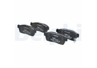 Brake pad set, disc brake LP2219 Delphi