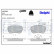 Brake Pad Set, disc brake LP2220 Delphi