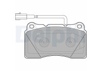 Brake Pad Set, disc brake LP2221 Delphi
