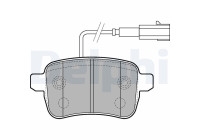 Brake Pad Set, disc brake LP2222 Delphi
