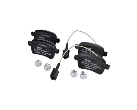 Brake Pad Set, disc brake LP2222 Delphi