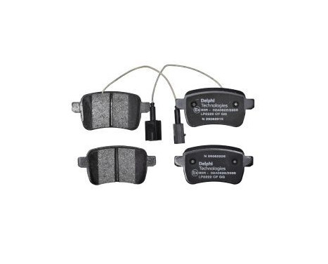 Brake Pad Set, disc brake LP2222 Delphi, Image 2