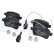 Brake Pad Set, disc brake LP2222 Delphi