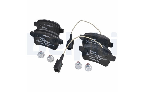 Brake Pad Set, disc brake LP2222 Delphi