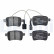 Brake Pad Set, disc brake LP2222 Delphi, Thumbnail 2