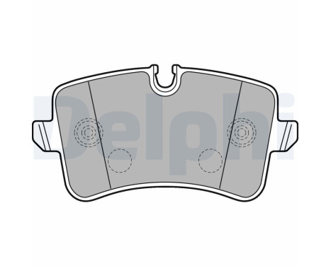 Brake Pad Set, disc brake LP2226 Delphi