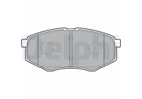 Brake Pad Set, disc brake LP2227 Delphi