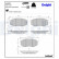 Brake Pad Set, disc brake LP2227 Delphi