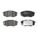 Brake Pad Set, disc brake LP2227 Delphi, Thumbnail 3