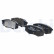 Brake Pad Set, disc brake LP2227 Delphi