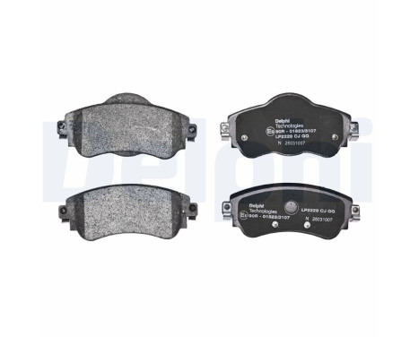 Brake Pad Set, disc brake LP2228 Delphi, Image 3