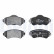 Brake Pad Set, disc brake LP2228 Delphi, Thumbnail 3