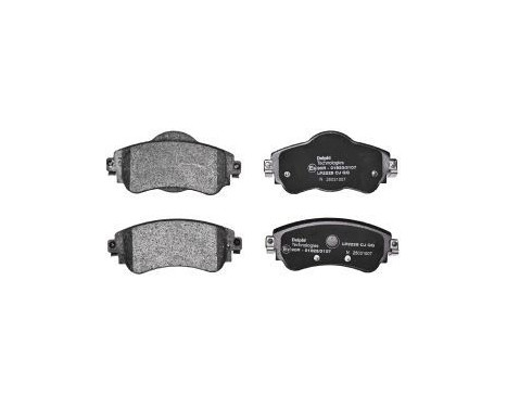 Brake Pad Set, disc brake LP2228 Delphi, Image 2