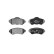 Brake Pad Set, disc brake LP2228 Delphi, Thumbnail 2