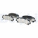 Brake Pad Set, disc brake LP2229 Delphi