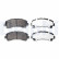 Brake Pad Set, disc brake LP2229 Delphi, Thumbnail 2