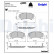 Brake Pad Set, disc brake LP2229 Delphi, Thumbnail 3