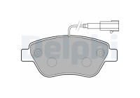 Brake Pad Set, disc brake LP2230 Delphi