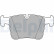 Brake Pad Set, disc brake LP2234 Delphi