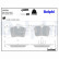 Brake Pad Set, disc brake LP2234 Delphi, Thumbnail 3