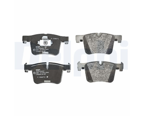 Brake Pad Set, disc brake LP2234 Delphi