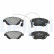 Brake Pad Set, disc brake LP2240 Delphi, Thumbnail 3