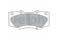 Brake Pad Set, disc brake LP2244 Delphi