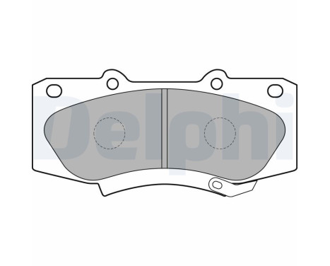 Brake Pad Set, disc brake LP2244 Delphi