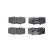 Brake Pad Set, disc brake LP2244 Delphi, Thumbnail 2
